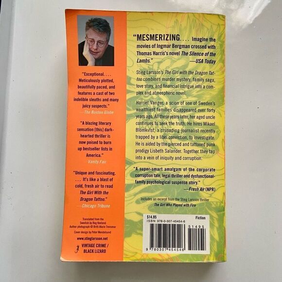 3/$15 The Girl With The Dragon Tattoo Stieg Larsson Book - Picture 2 of 2